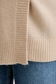 ISABELLE BLANCHE kardigan z dodatkiem wełny IS25FW.M152.F007 beżowy