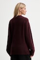 Odzież ISABELLE BLANCHE kardigan z dodatkiem wełny IS25FW.M152.F007 bordowy