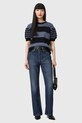AllSaints sweter z dodatkiem wełny CLEM czarny W015KD