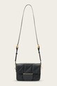 Шкіряна сумочка AllSaints JUPITER лицьова шкіра чорний W211XD