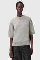 AllSaints sweter NIKA okrągły szary W011KD