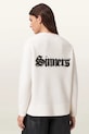 Пуловер с вълна AllSaints SAINTS сив W100KD