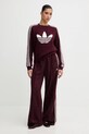 adidas Originals sweter z domieszką wełny KS7805 bordowy AW25