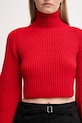Вълнен пуловер Sportmax MARMO червен 2522366092600