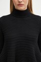 Sportmax sweter wełniany ASTICE 2522366102600 czarny