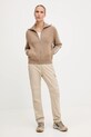Ζακέτα με προσθήκη μαλλιού Fusalp Benada I1122 μπεζ AW25