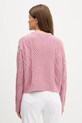Odzież Guess Jeans sweter z dodatkiem wełny W5BR09.Z0561 różowy