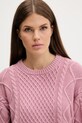 Guess Jeans pulover din amestec de lână roz W5BR09.Z0561