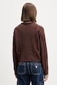 Одяг Светр із додаванням вовни Guess Jeans W5BR09.Z0561 коричневий