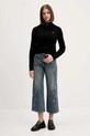 Βαμβακερό πουλόβερ Guess Jeans W5BR13.Z3HM1 μαύρο AW25