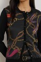 Pulover z bombažem Lauren Ralph Lauren črna 200979651