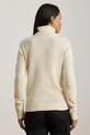 Πουλόβερ με προσθήκη μαλλιού Lauren Ralph Lauren 200979687 μπεζ AW25