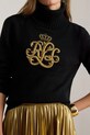 Svetr s příměsí vlny Lauren Ralph Lauren černá 200979687