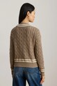 Lauren Ralph Lauren sweter bawełniany 200979662 beżowy AW25