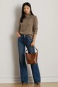 Ρούχα Πουλόβερ με προσθήκη μαλλιού Lauren Ralph Lauren 200979663 καφέ