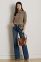 Oblečení Svetr s příměsí vlny Lauren Ralph Lauren 200979663 hnědá