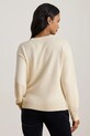 Хлопковый свитер Lauren Ralph Lauren 200P02074 бежевый AW25