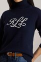 Lauren Ralph Lauren sweter kaszmirowy granatowy 200P03372