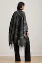 Пончо с добавлением шерсти Lauren Ralph Lauren 454P04529 серый AW25