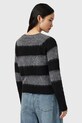 AllSaints sweter z dodatkiem wełny LOU czarny W053KD