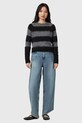 AllSaints sweter z dodatkiem wełny LOU W053KD