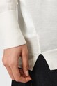 AllSaints sweter z dodatkiem wełny BERN W050KD biały AW25