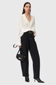 AllSaints sweter z dodatkiem wełny BERN biały W050KD