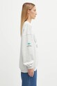 adidas Originals hanorac de bumbac adidas Originals x Sporty & Rich gri KA0719