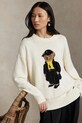 Bavlněný svetr Polo Ralph Lauren 211978310 béžová