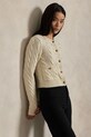 Μάλλινη ζακέτα Polo Ralph Lauren 211978312 λευκό