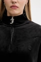 Velúrová mikina Juicy Couture JCBAS224810 čierna