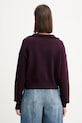 Ruházat Victoria Beckham pulóver gyapjúkeverékből 1425KJU006610A burgundia