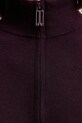 Victoria Beckham sweter z dodatkiem wełny 1425KJU006610A bordowy