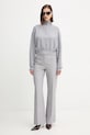 Светр із додаванням вовни Victoria Beckham 1425KJU006610B сірий AW25