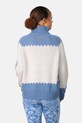 Kari Traa sweter z dodatkiem wełny SAGA 623841 niebieski AW25
