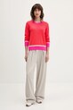 FROM FUTURE sweter kaszmirowy WPR01366 czerwony AW25