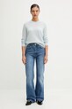 FROM FUTURE sweter kaszmirowy WPR03298 niebieski AW25