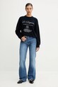 FROM FUTURE sweter kaszmirowy WPR03323 granatowy AW25