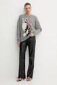 FROM FUTURE sweter kaszmirowy WPR03293 szary AW25