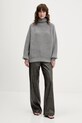 La Mania sweter wełniany ONDA ONDA szary AW25
