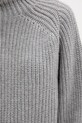 La Mania pulover de lână ONDA ONDA gri
