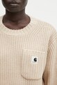 Carhartt WIP wool blend sweater W' Mira Sweater beige I035382.2LPXX