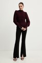 Morgan sweter MGENEV bordowy SS26