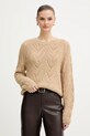 Morgan sweter okrągły beżowy MAMA