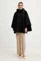 Morgan poncho 5LONDON czarny SS26