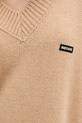 Rotate sweter wełniany 1147631753 beżowy