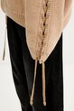 Rotate sweter z dodatkiem wełny 1147411753 beżowy