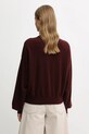 Odzież Rotate sweter wełniany 1147522734 bordowy
