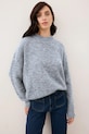 Свитер с добавлением шерсти Bizuu FAROA меланж серый FAROA.SZARY