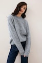 Одежда Свитер с добавлением шерсти Bizuu FAROA FAROA.SZARY серый